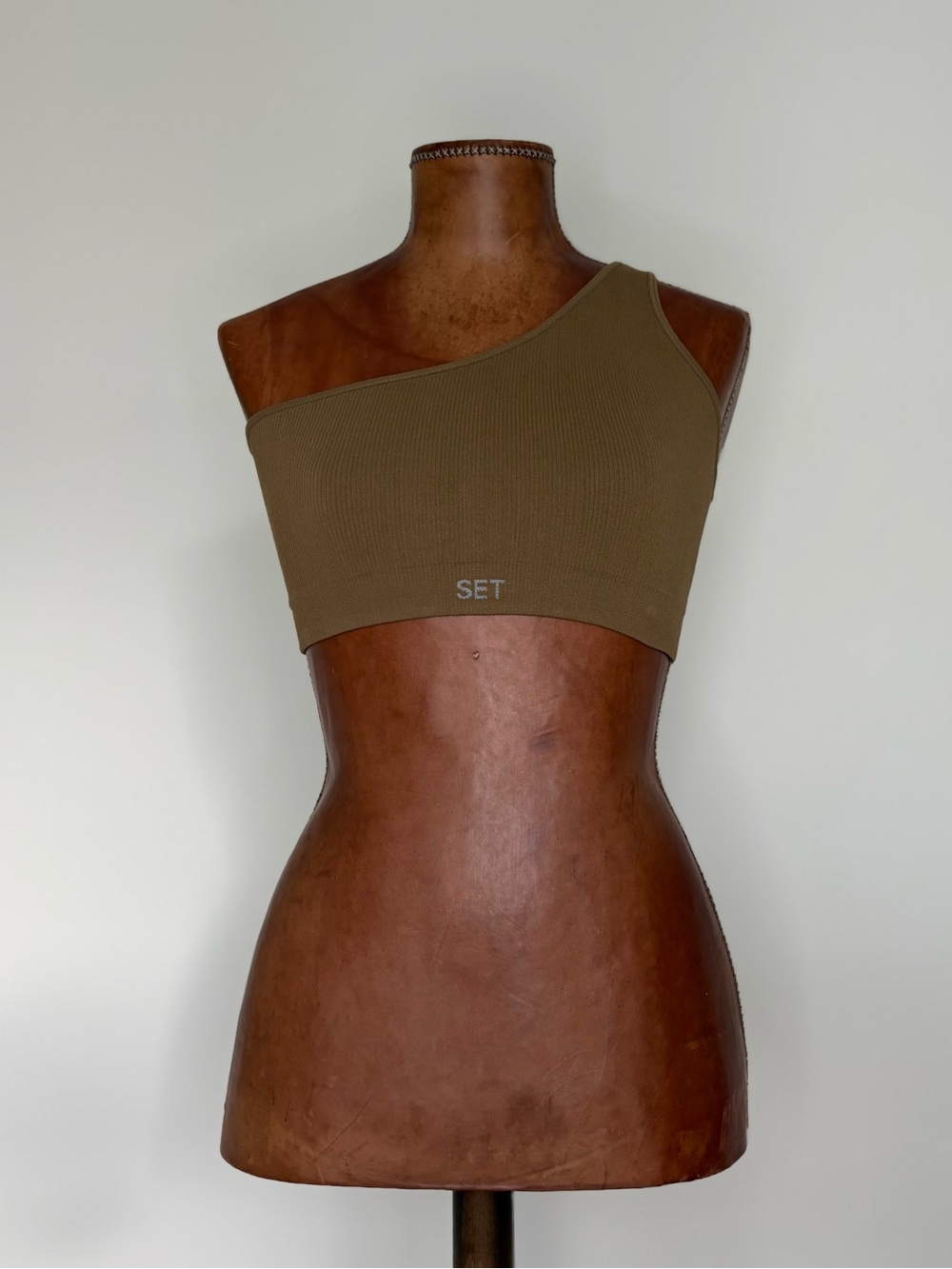 SET Active Sculptflex One Shoulder Bra Top in Penny
